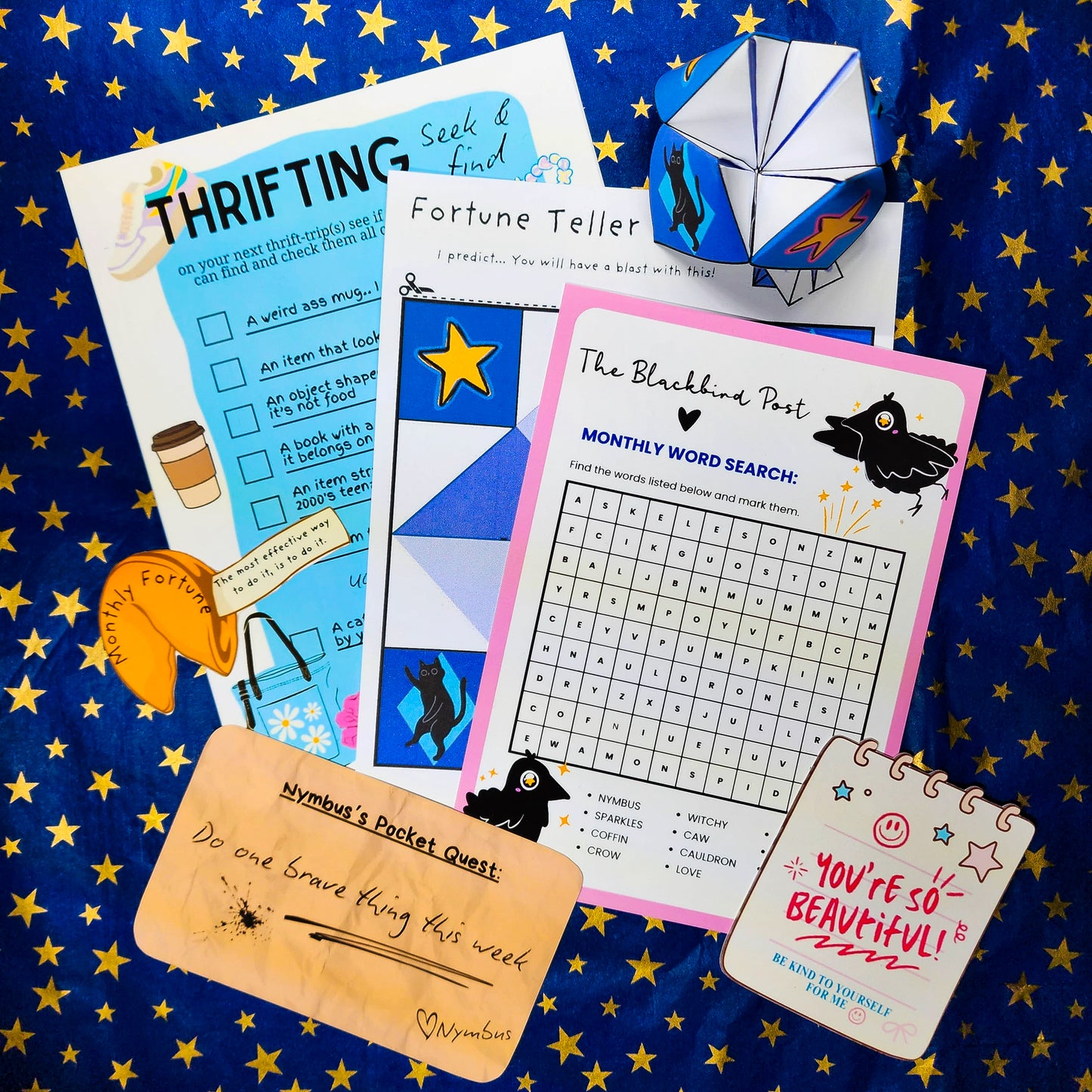 Monthly Mail subscription - The Blackbird post