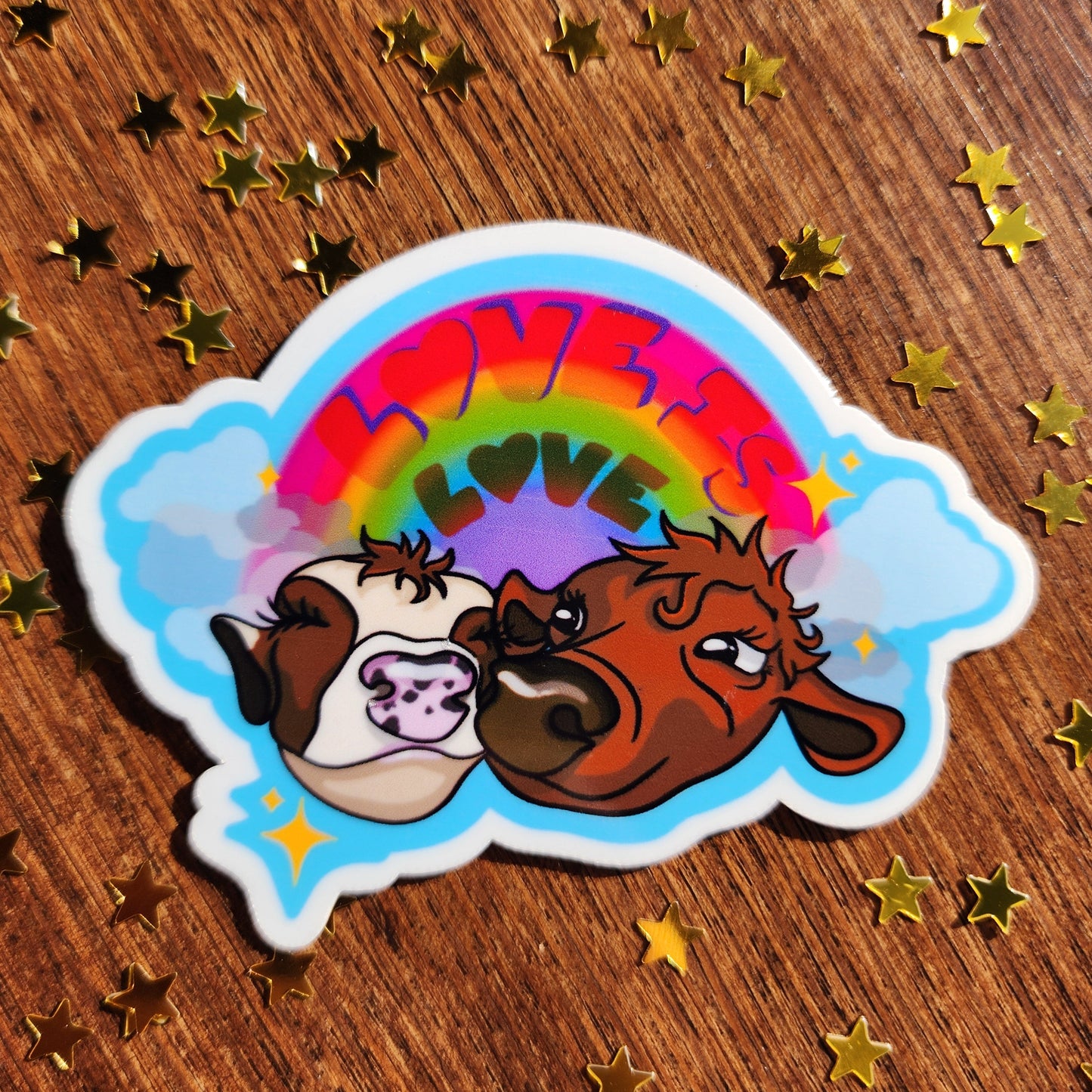 Love is love LGBTQIA+ sticker
