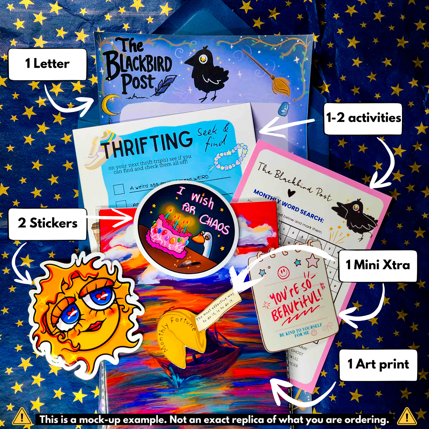 Monthly Mail subscription - The Blackbird post