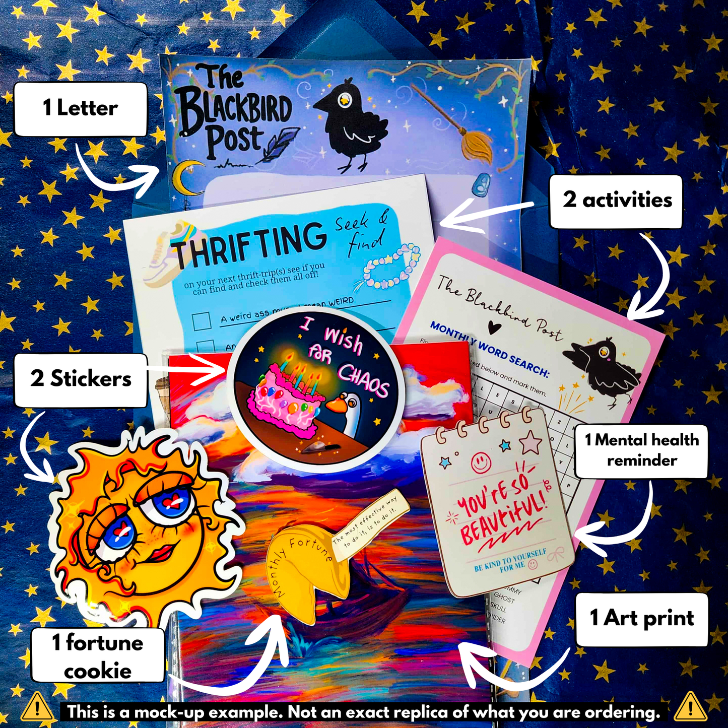 Monthly Mail subscription - The Blackbird post