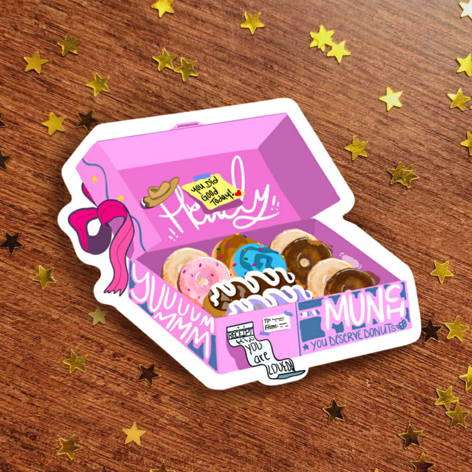 You Deserve Donuts sticker