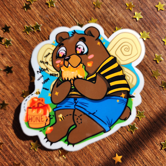 Bears, Bees, Burgers sticker