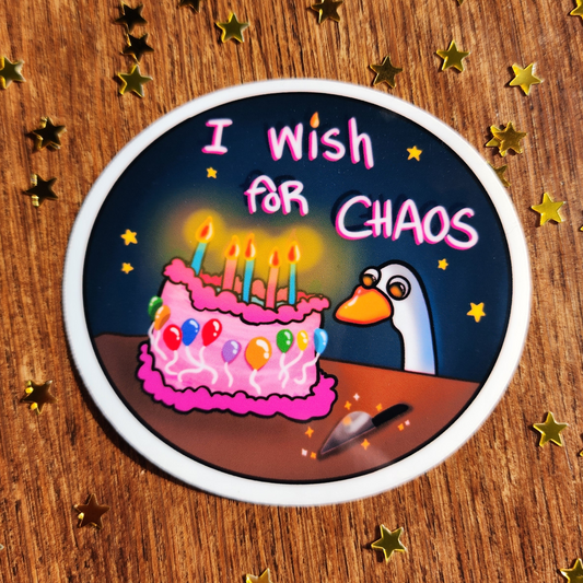 I Wish for Chaos sticker