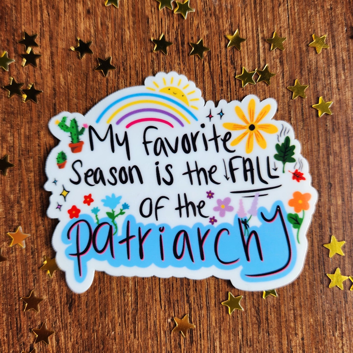 Patriarchy Season sticker