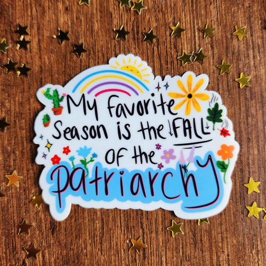 Patriarchy Season sticker