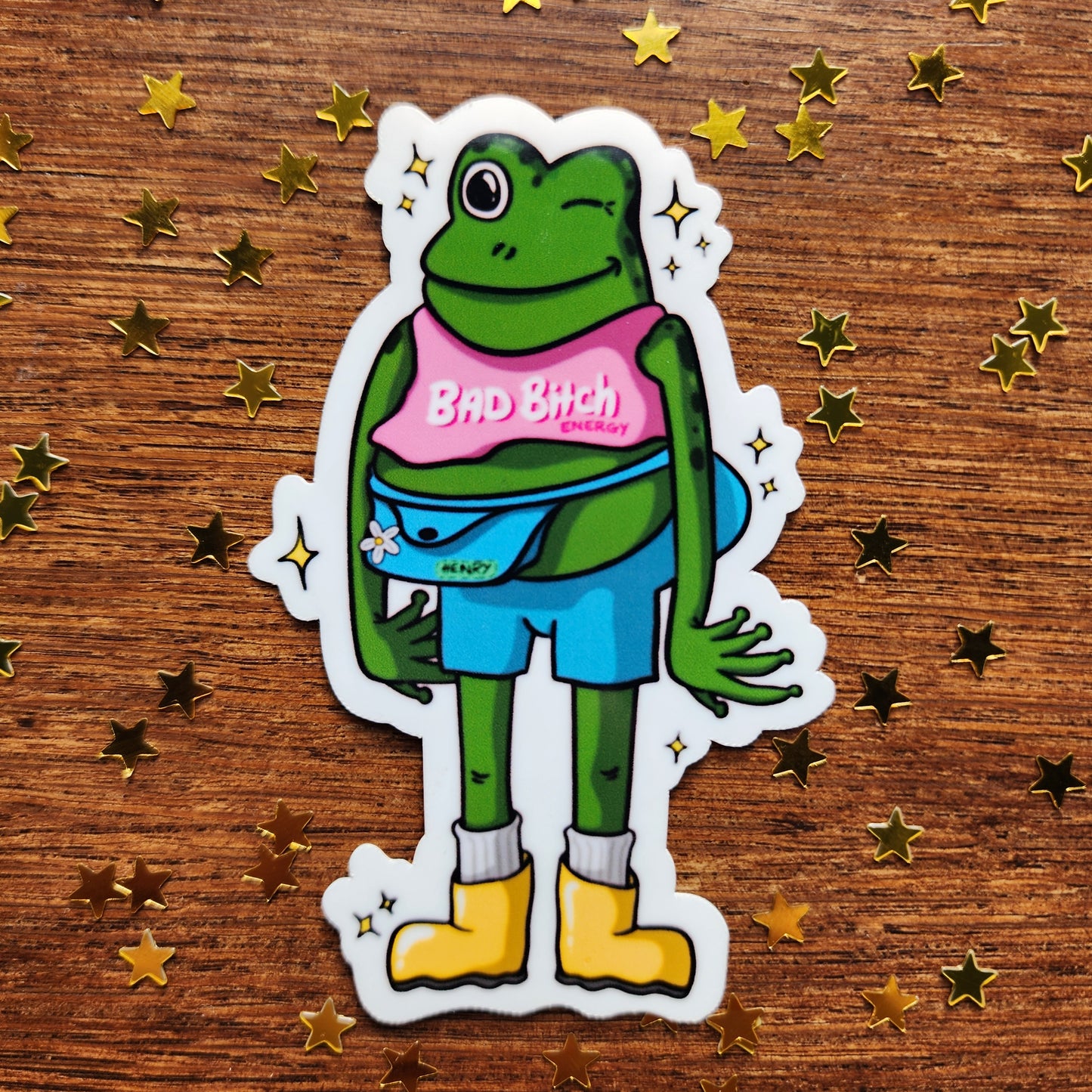 Bad B Henry sticker