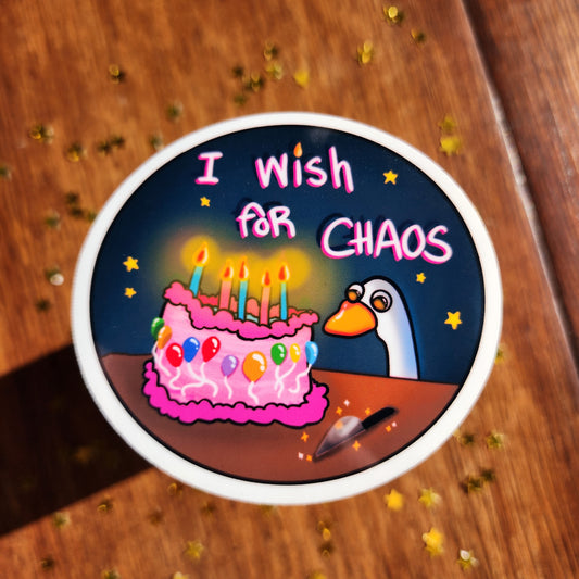 I Wish for Chaos sticker