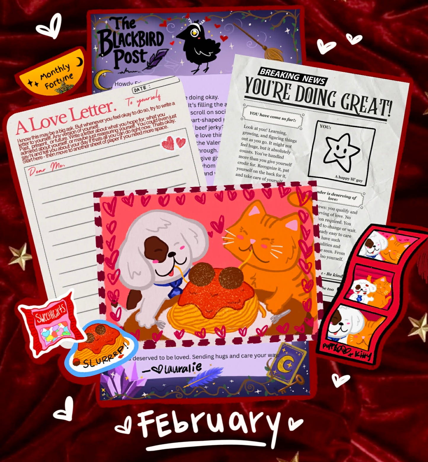 Monthly Mail subscription - The Blackbird post
